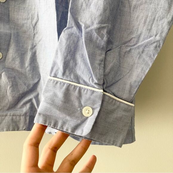 J. Crew Pajama Top in cotton Poplin Sz S - Picture 4 of 6